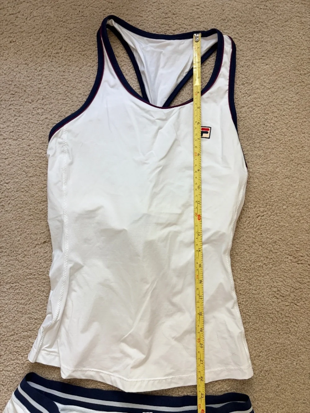 Women's FILA matching tennis tank and skort size M